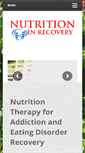 Mobile Screenshot of nutritioninrecovery.com
